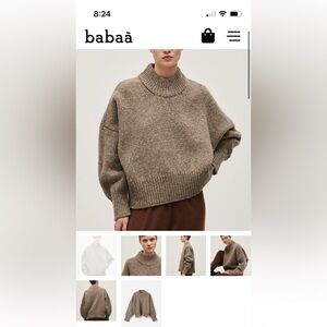 Babaa Sweater - jumper no15 dark mist